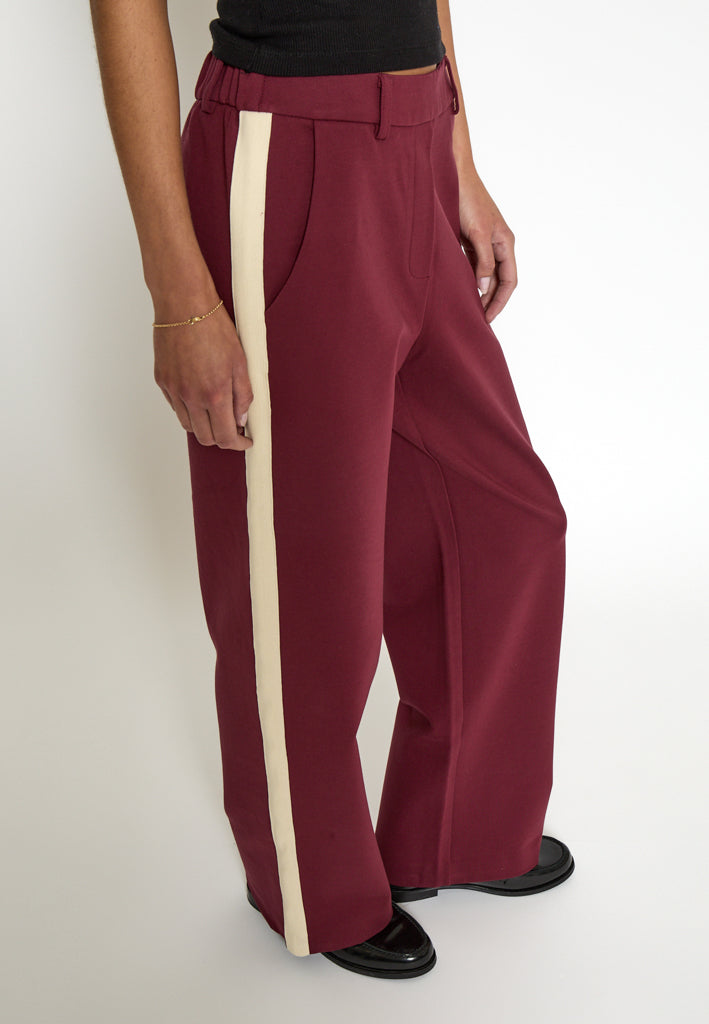 Minus MSZeline Mid Waist Pant Pant 615 Bordeaux