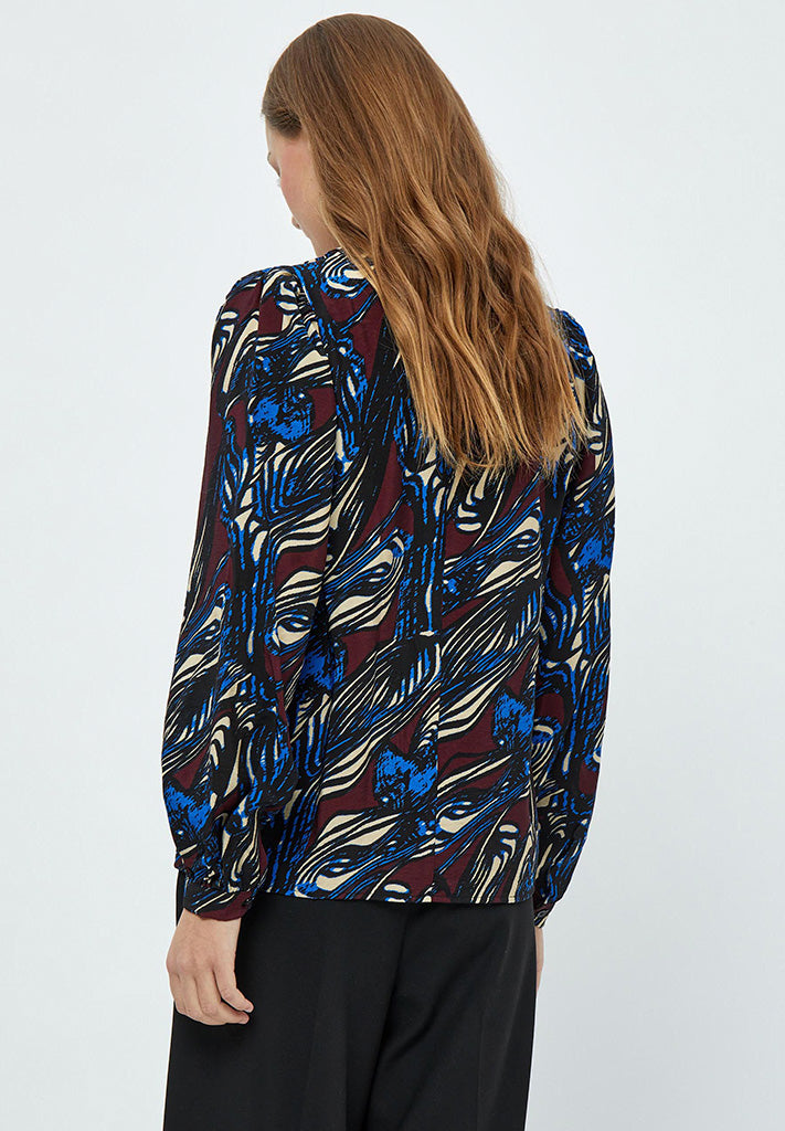 Minus Mabel Blouse Blouse 5049P Dark Cinnamon PR