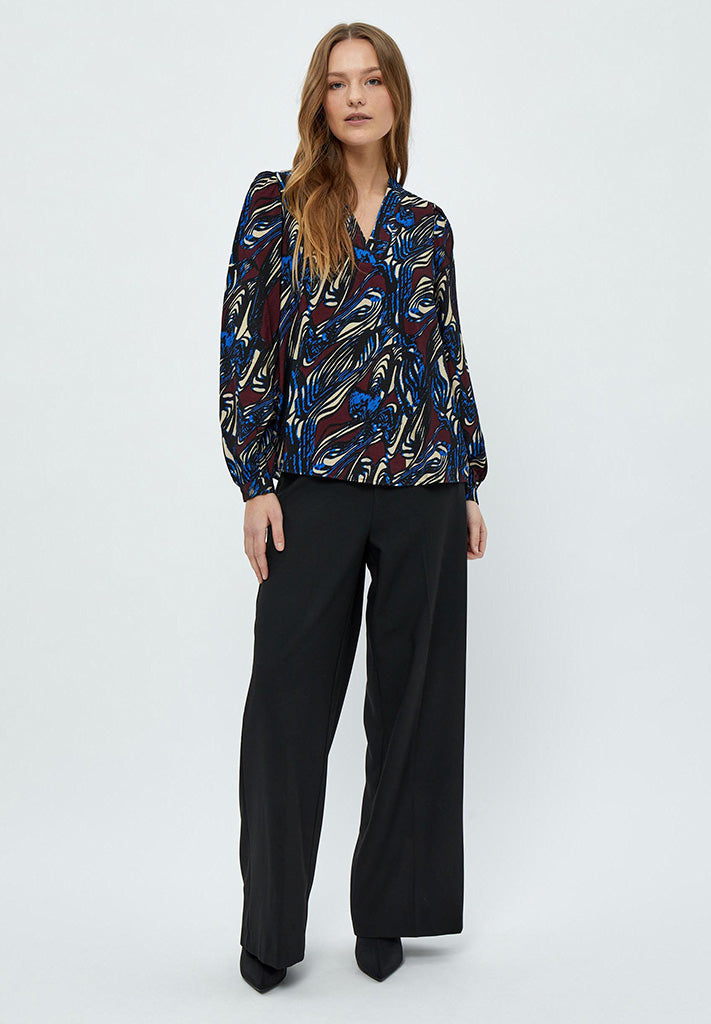 Minus Mabel Blouse Blouse 5049P Dark Cinnamon PR