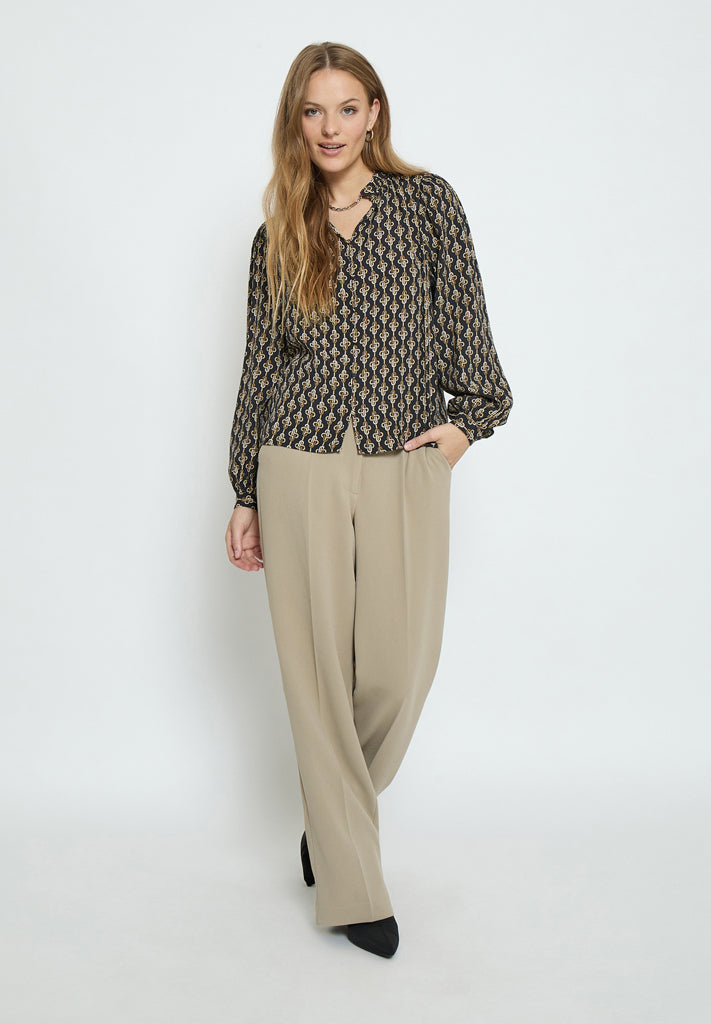 Minus Marceline Shirt Shirt 4043P Nomad Sand Print