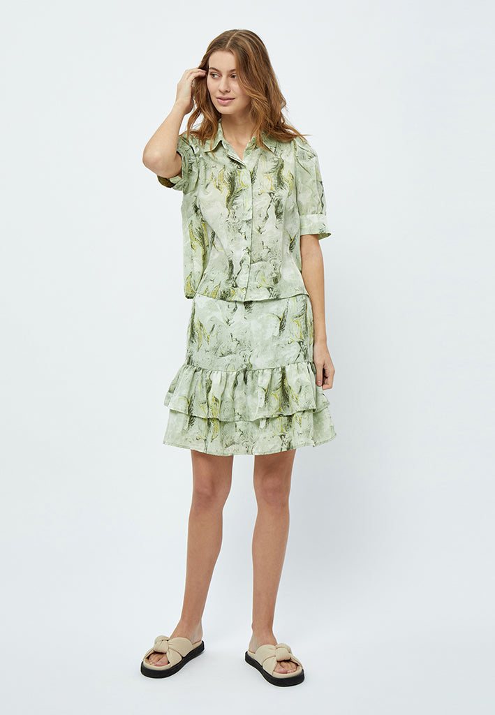 Peppercorn Marisola Skirt Skirt 3254S Green Mint Stripe