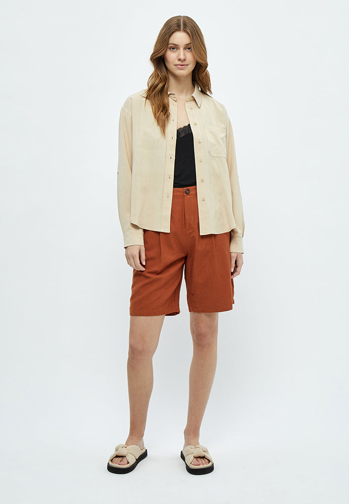 Peppercorn Marniella Long Sleeve Shirt Shirt 0273 Warm sand