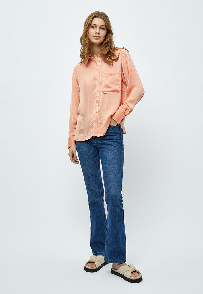 Peppercorn Martina Long Sleeve Shirt Shirt 0928 Canyon Sunset Peach