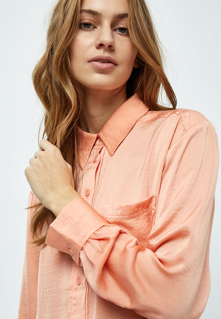 Peppercorn Martina Long Sleeve Shirt Shirt 0928 Canyon Sunset Peach