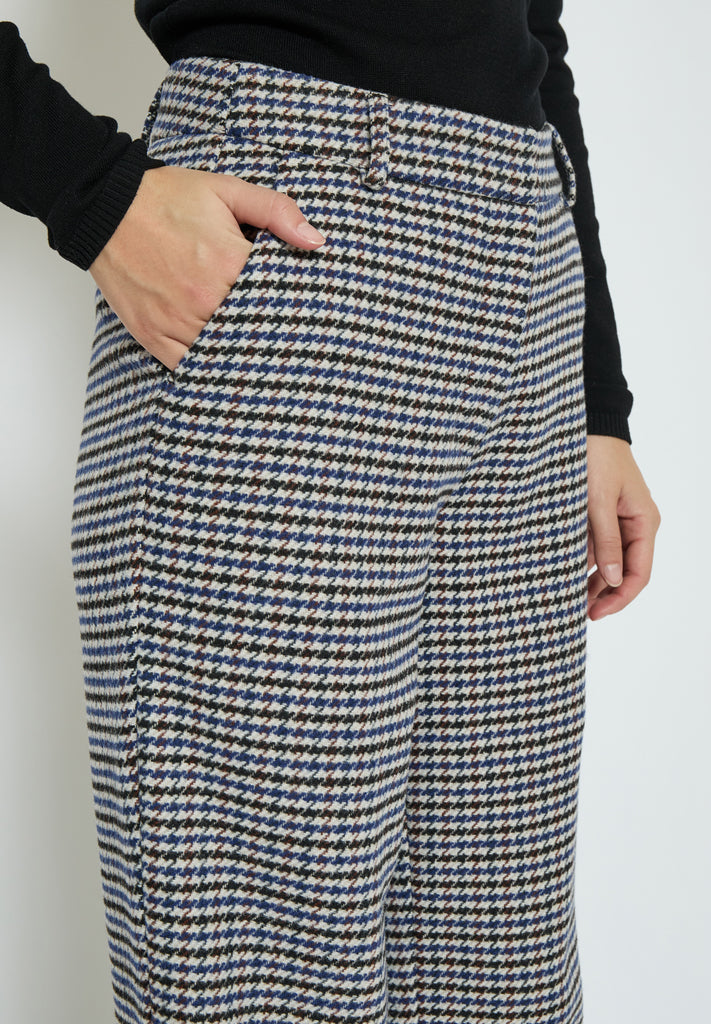 Minus Mikala Embry Pant Pant 2290C Snorkel Blue Checked