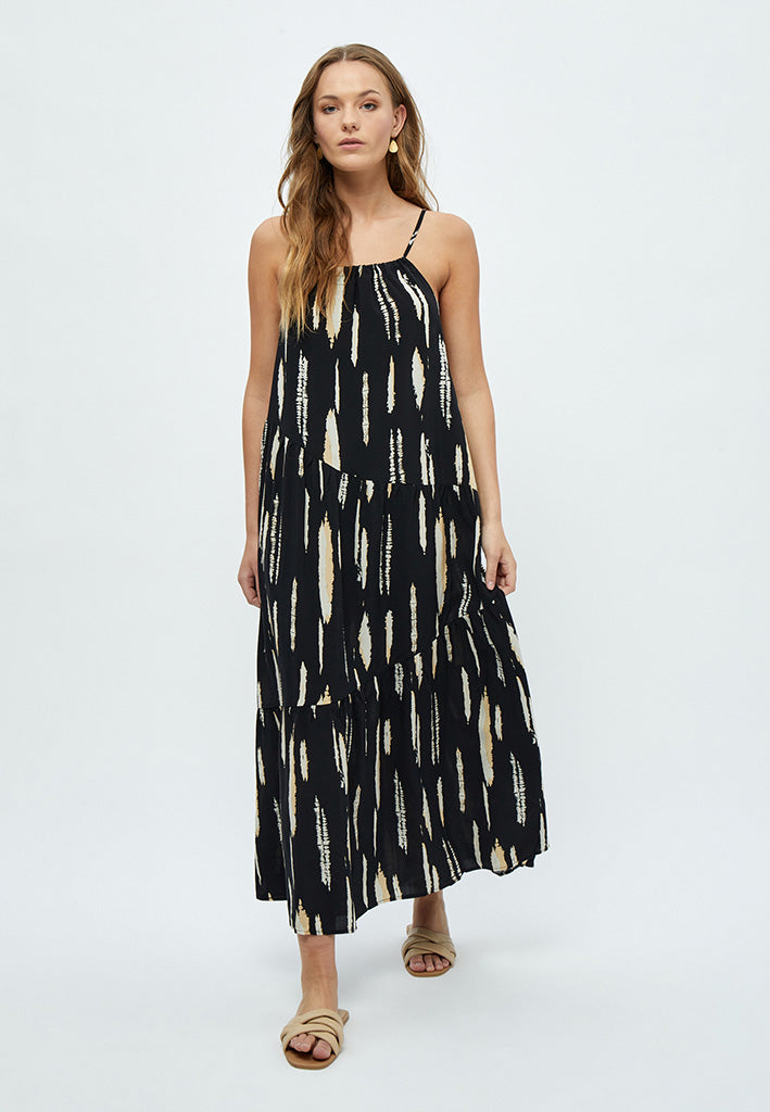 Peppercorn Nalia Maxi Dress Dress 0273P Warm Sand Print