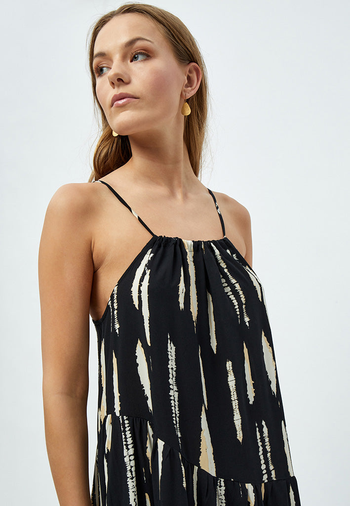 Peppercorn Nalia Maxi Dress Dress 0273P Warm Sand Print