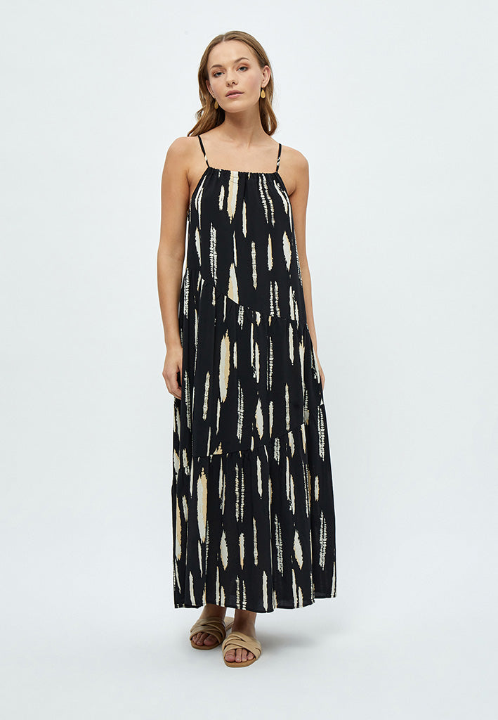 Peppercorn Nalia Maxi Dress Dress 0273P Warm Sand Print