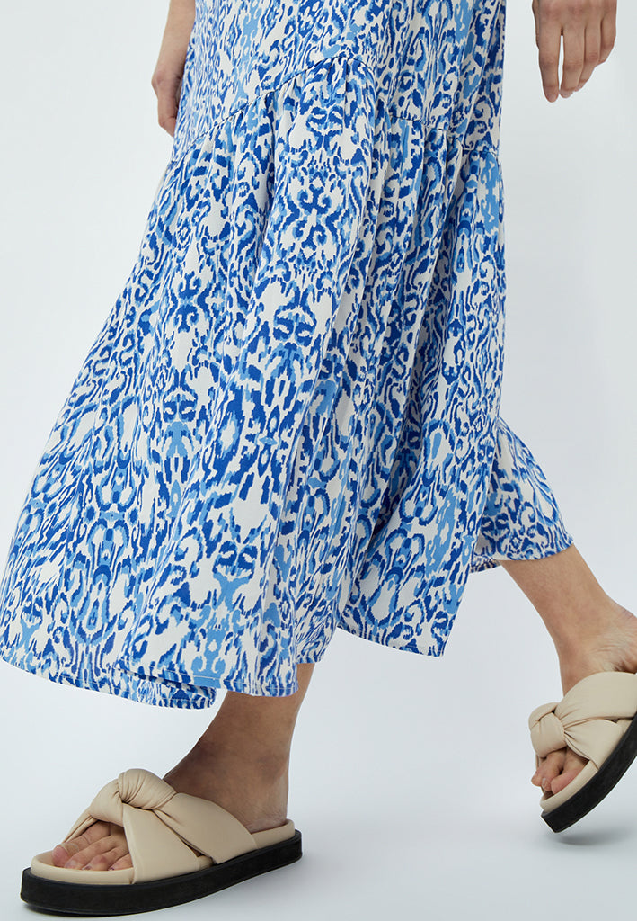 Peppercorn Nicoline Maxi Skirt Skirt 2993P Marina Blue Print