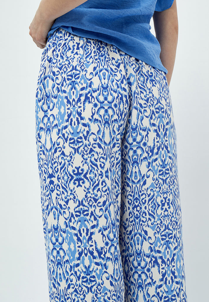 Peppercorn Nicoline Pants Pant 2993P Marina Blue Print
