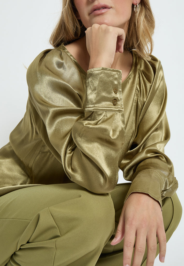 Peppercorn Olanna Blouse Blouse 3062 Ecru Olive