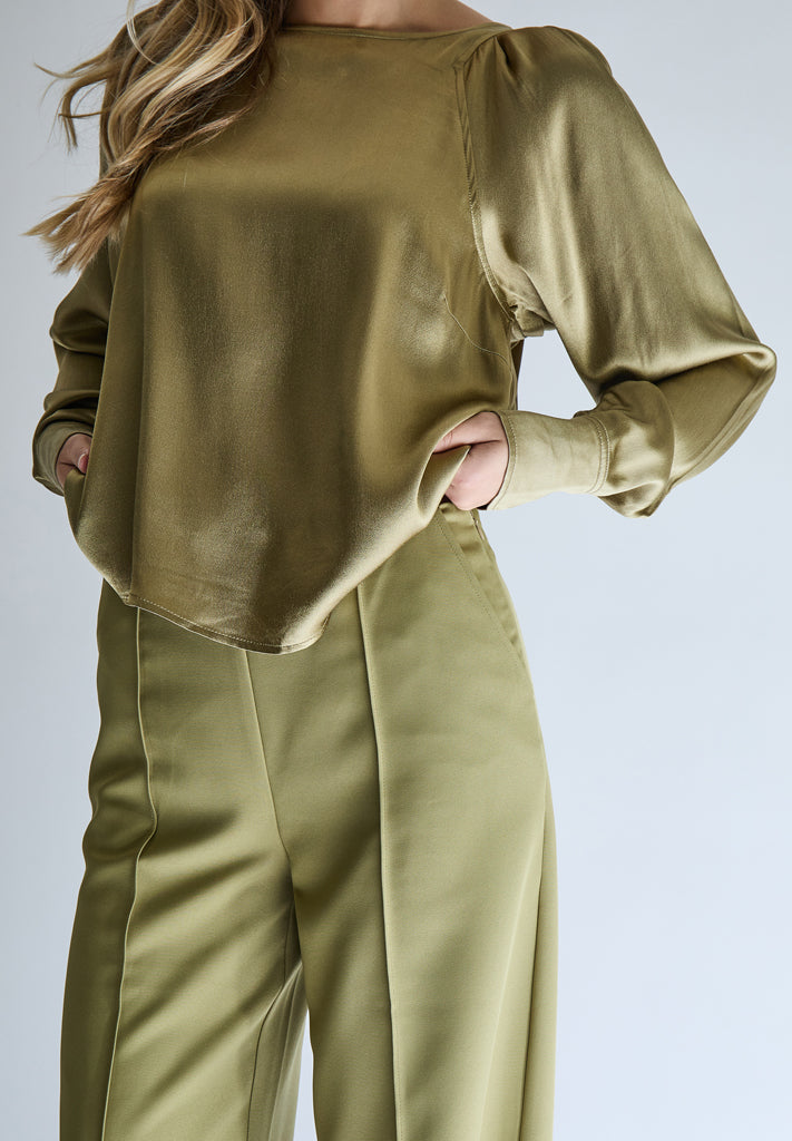 Peppercorn Olanna Blouse Blouse 3062 Ecru Olive