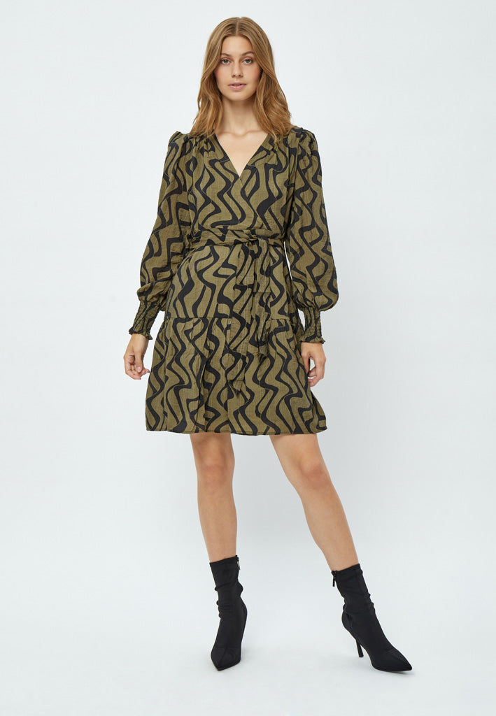 Peppercorn Oline Wrap Dress Dress 3820P Capers
