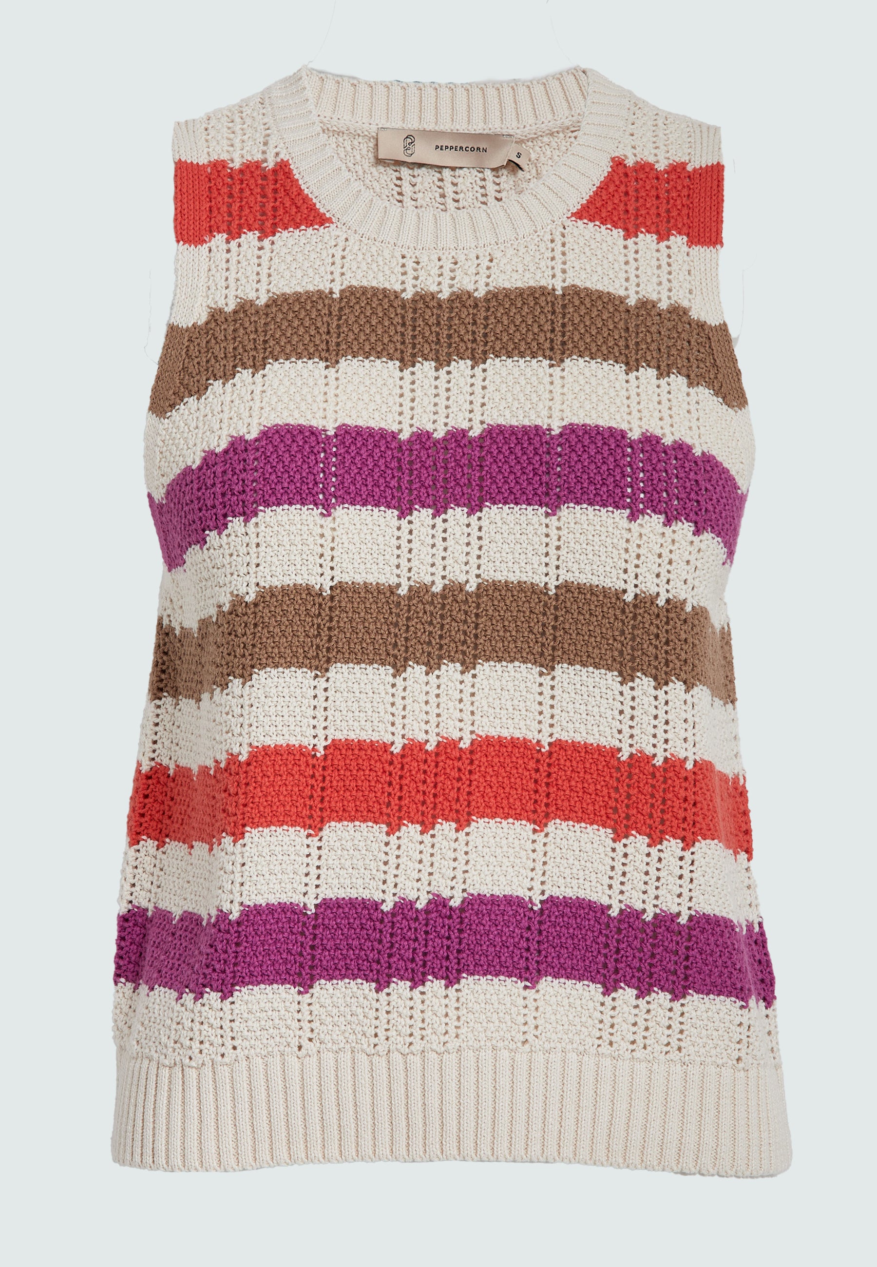 Peppercorn PCAida Top Top 4174 Hot Coral Stripe