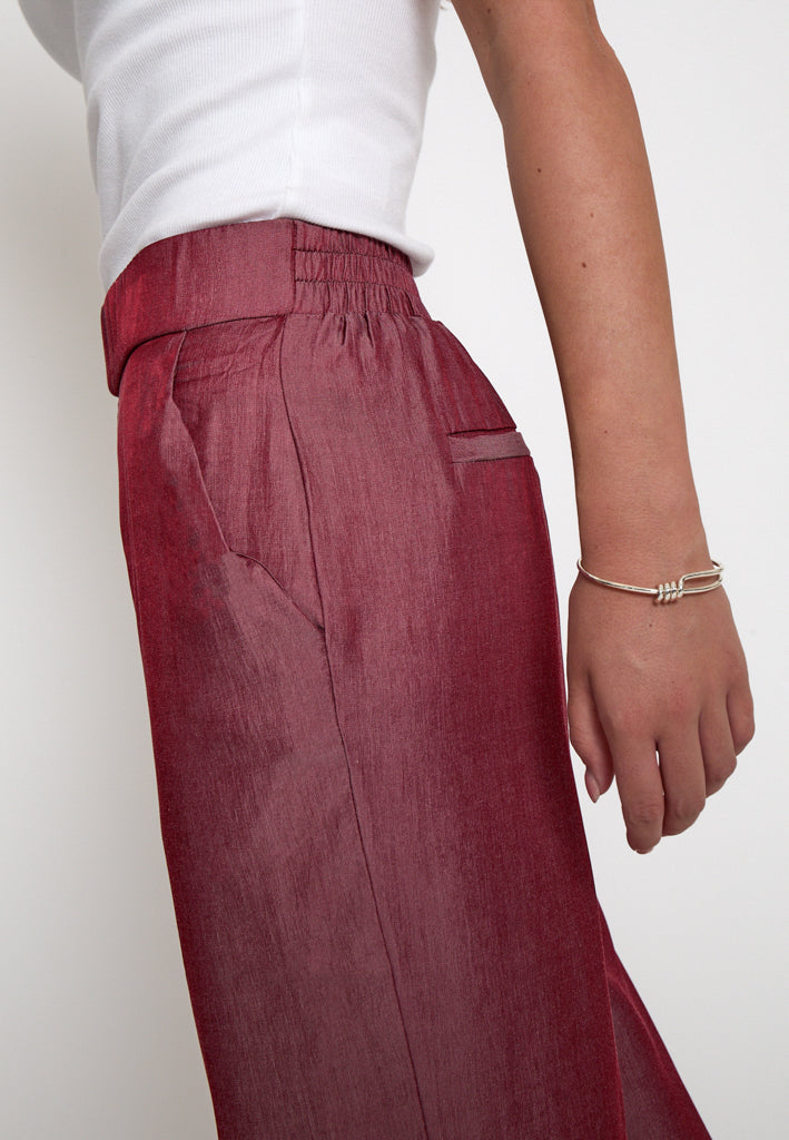Peppercorn PCBea Pants Pant 1008M Maroon Red mel.
