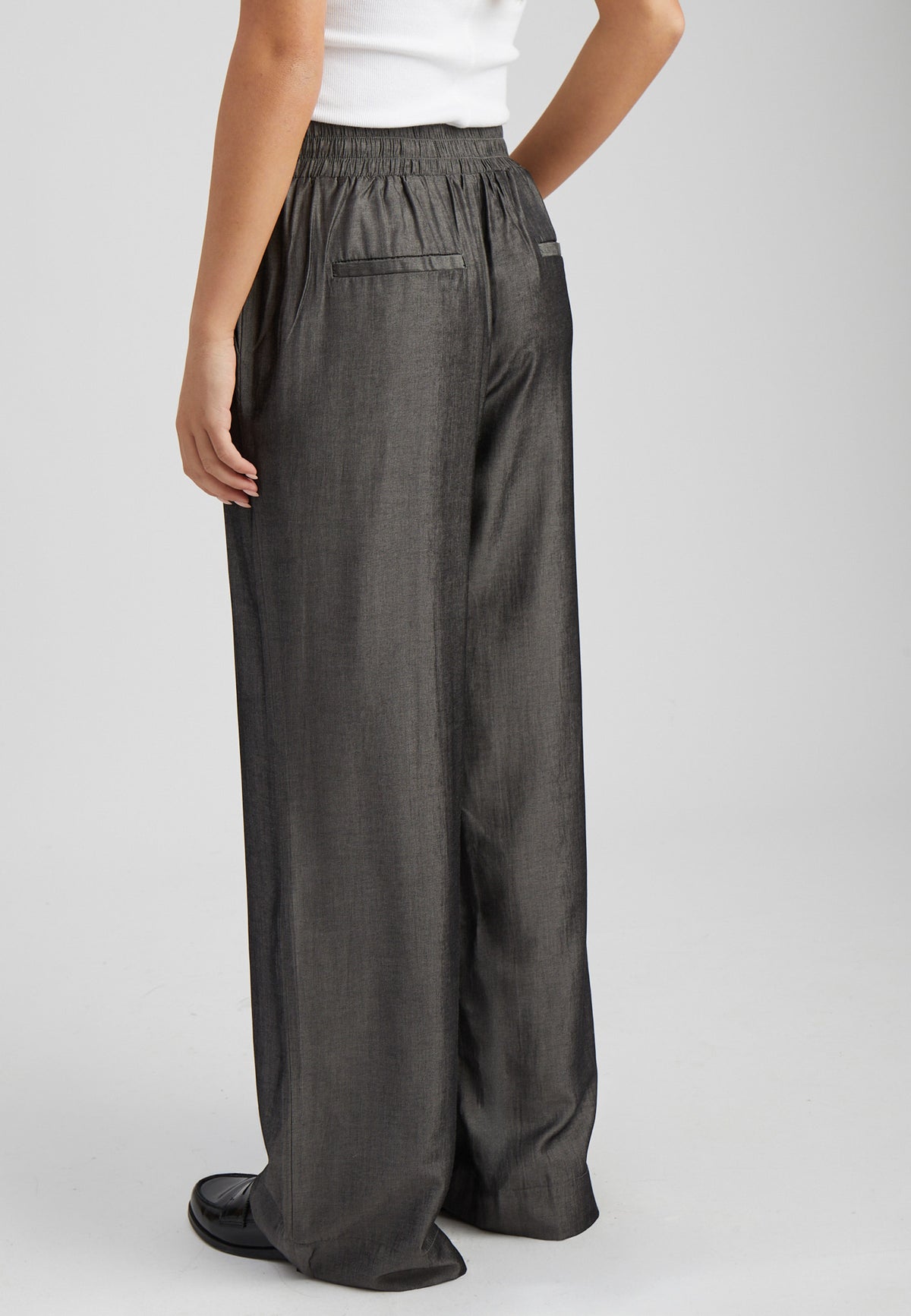 Peppercorn PCBea Pants Pant 127M Dark Grey Melange