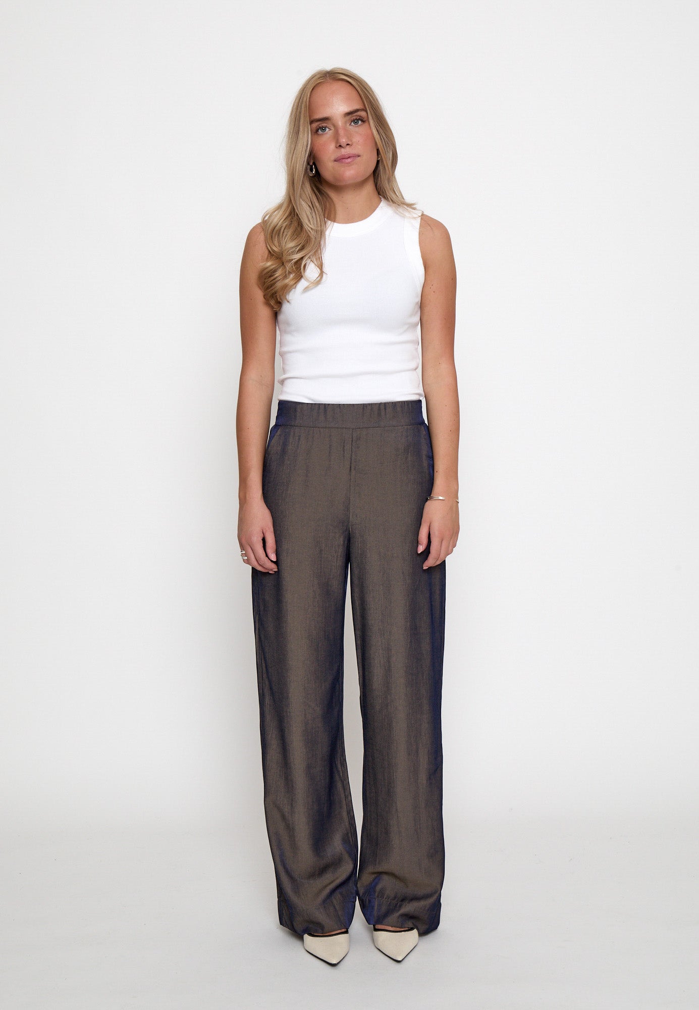 Peppercorn PCBea Pants Pant 5053 Brown Metallic
