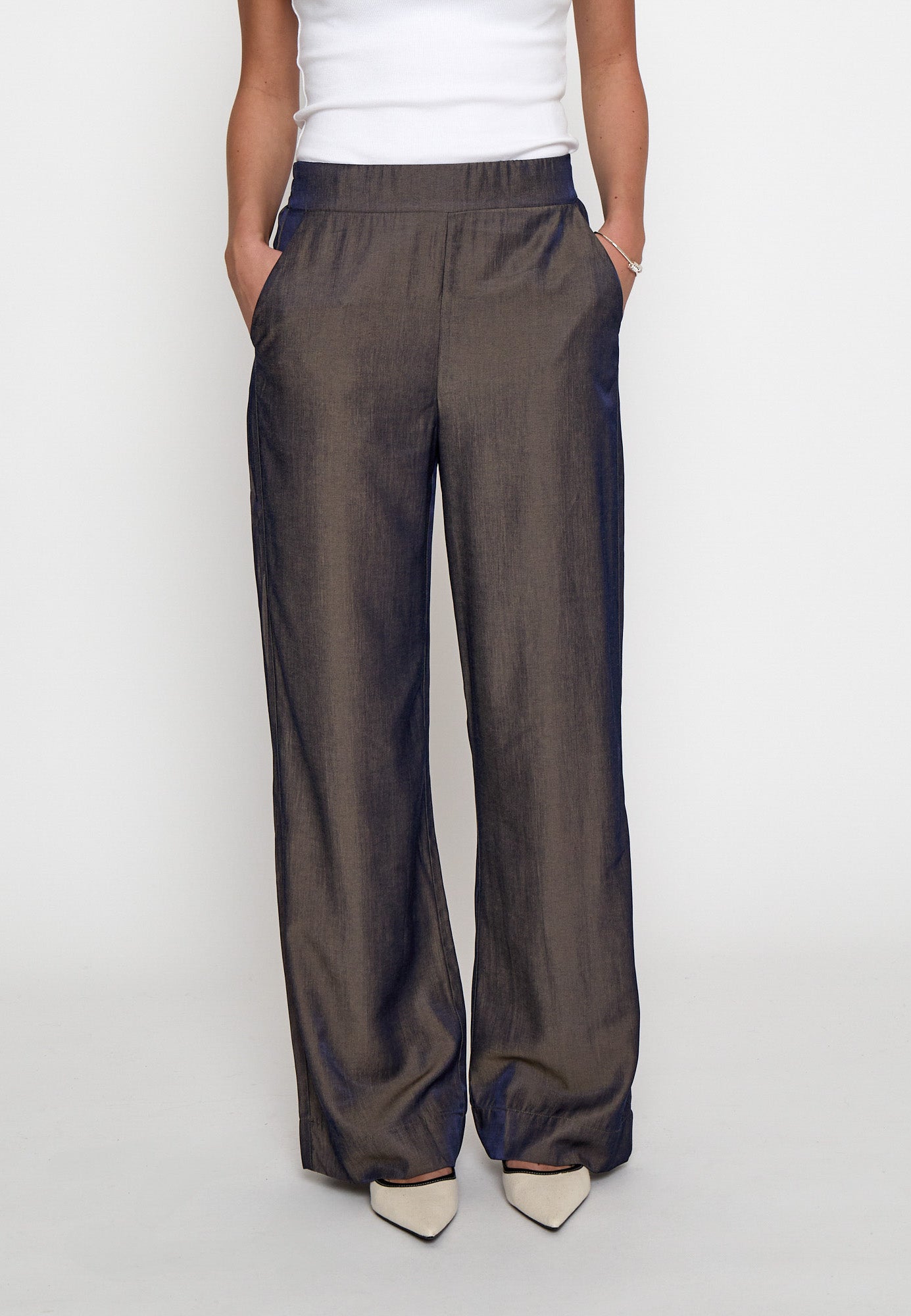 Peppercorn PCBea Pants Pant 5053 Brown Metallic