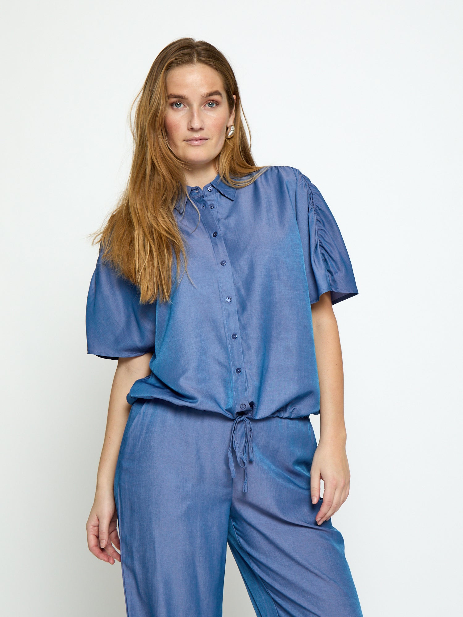 Peppercorn PCBea Shirt Shirt 1042 Blue Melange