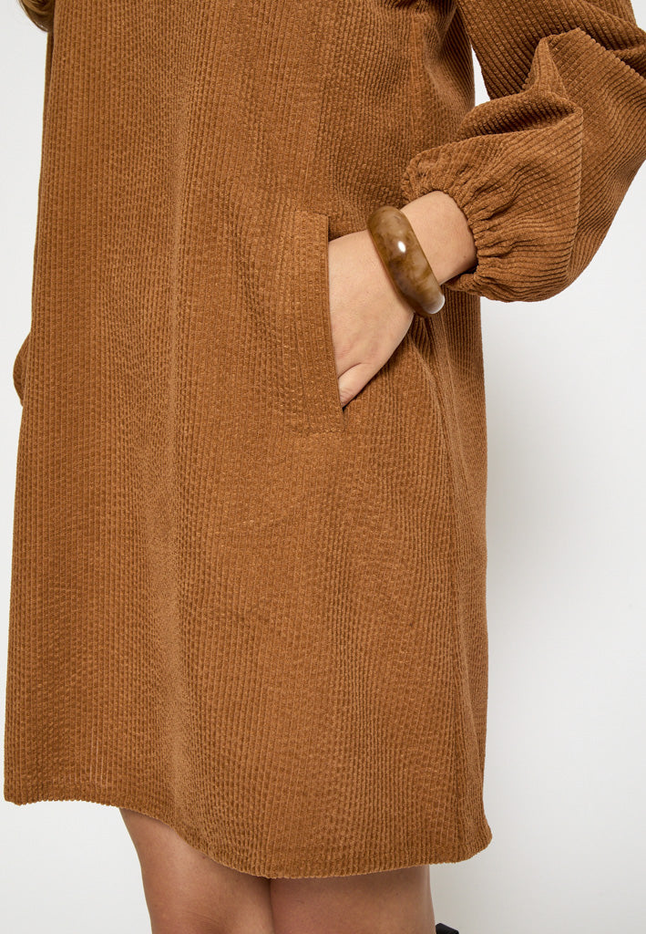 Peppercorn PCBetty Short Dress Dress 341 Cappucino Brown