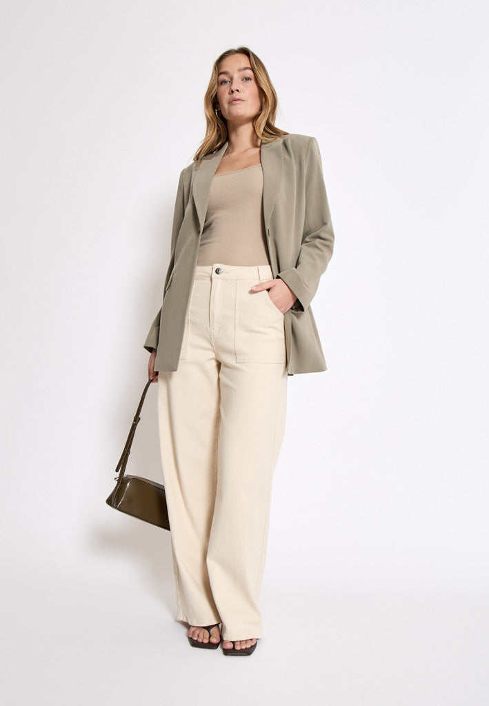 Peppercorn PCCindy Blazer Blazer 0178M Winter Twig Sand Melange