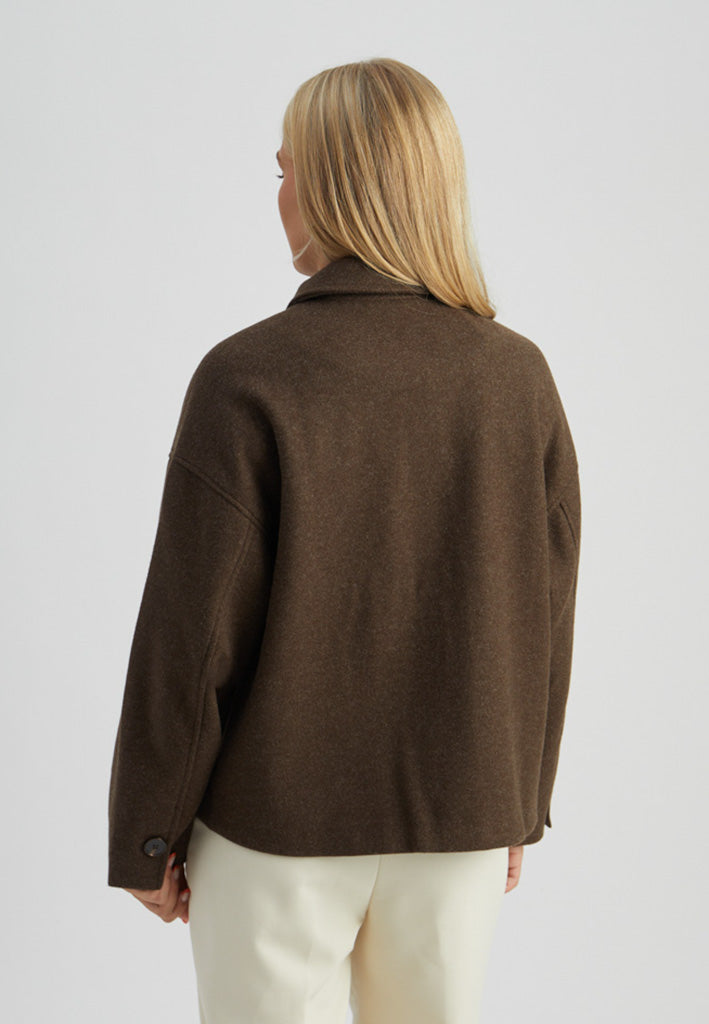 Peppercorn PCCornelia Jacket Jacket 3960M Java Brown Melange