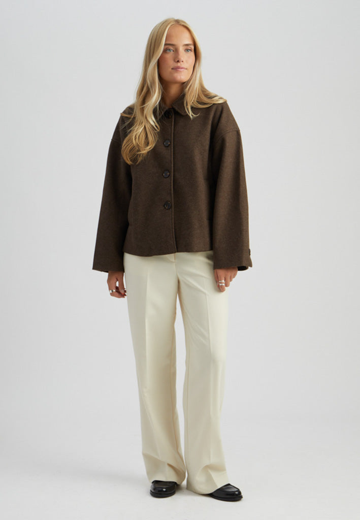 Peppercorn PCCornelia Jacket Jacket 3960M Java Brown Melange