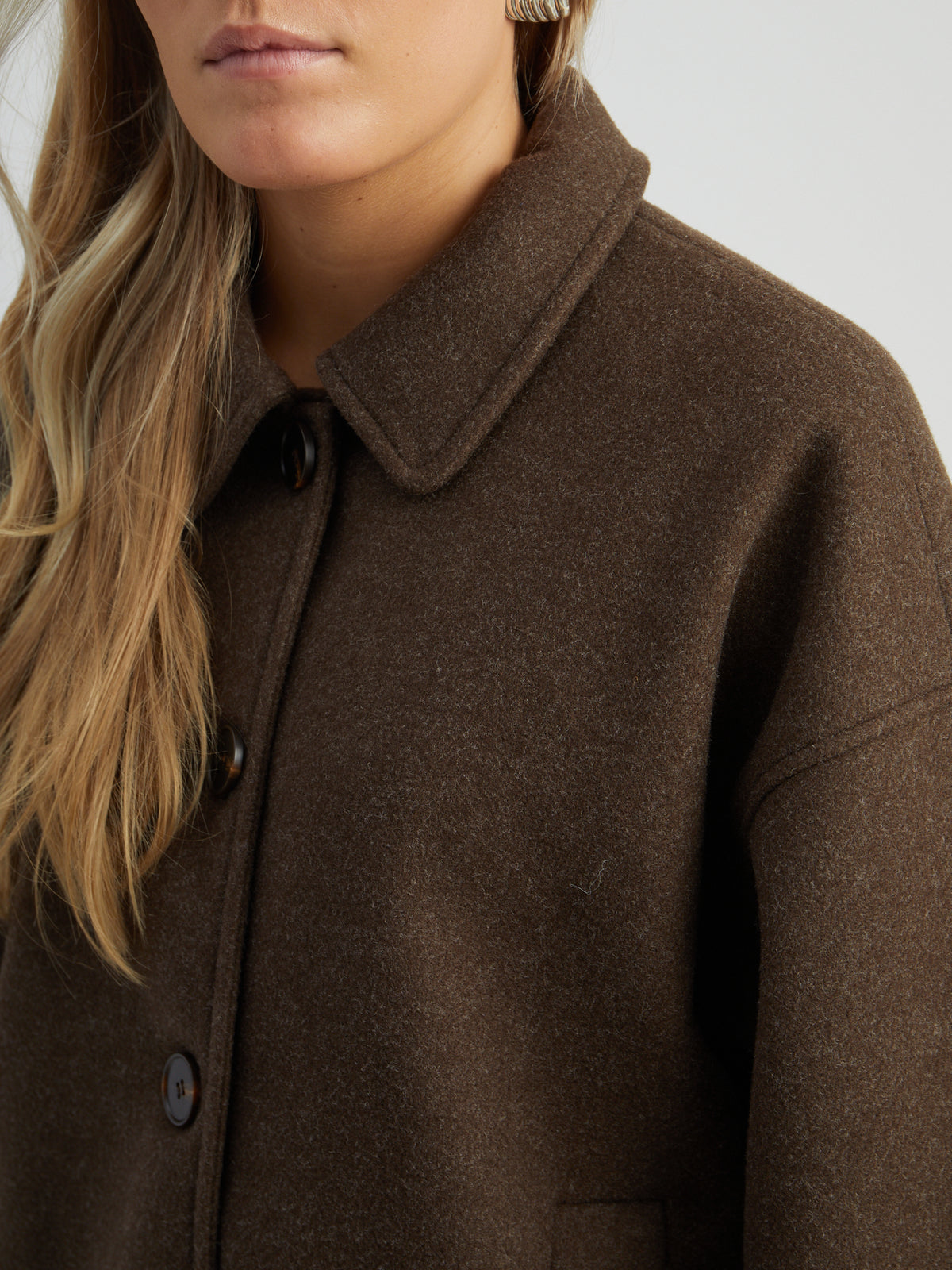 Peppercorn PCCornelia Jacket Jacket 3960M Java Brown Melange