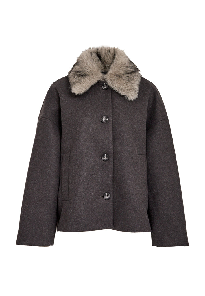 Peppercorn PCCynthia Jacket Jacket 127M Dark Grey Melange
