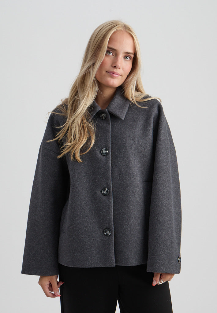 Peppercorn PCCynthia Jacket Jacket 127M Dark Grey Melange