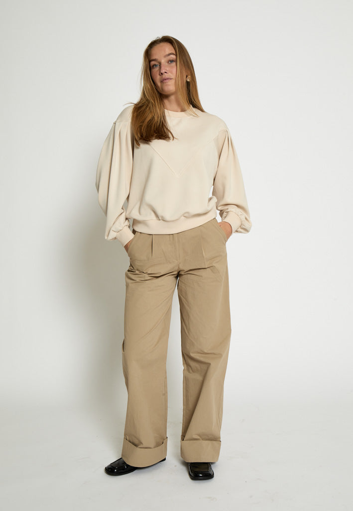 Peppercorn PCDicette Batleeve Sweatshirt Sweatshirt 0265 Sandshell