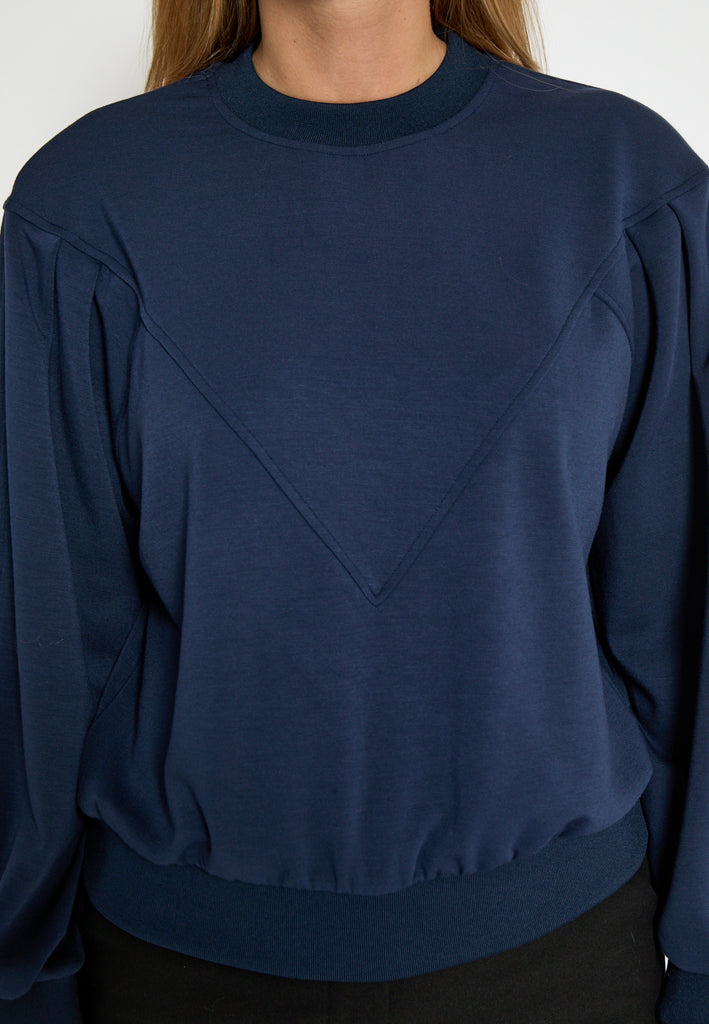 Peppercorn PCDicette Batleeve Sweatshirt Sweatshirt 1550 NAVY
