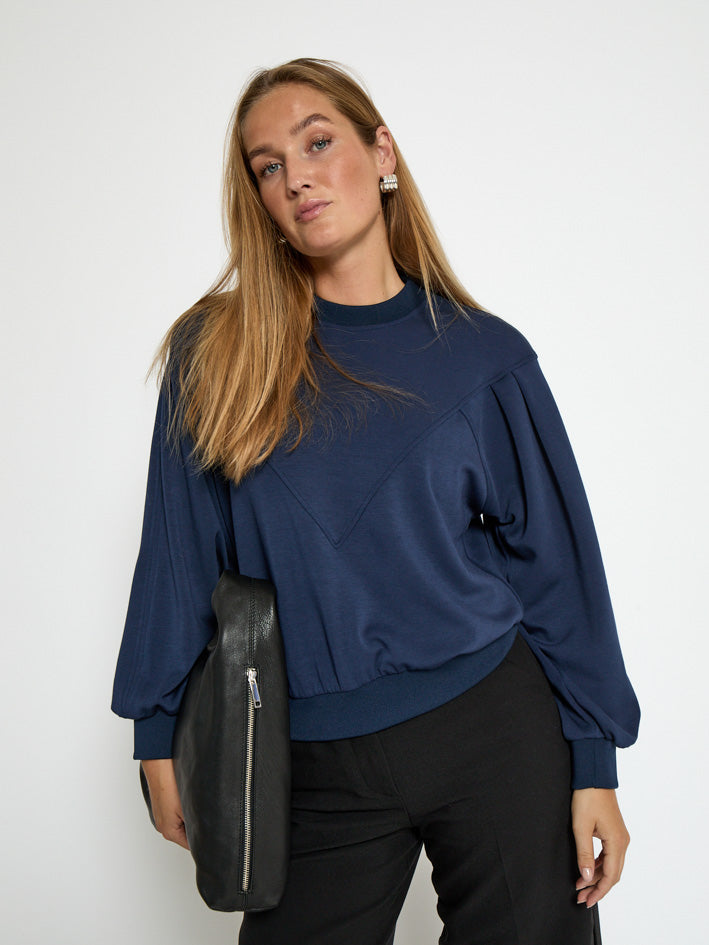 Peppercorn PCDicette Batleeve Sweatshirt Sweatshirt 1550 NAVY