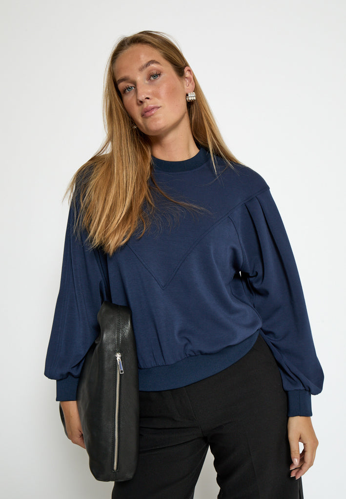 Peppercorn PCDicette Batleeve Sweatshirt Sweatshirt 1550 NAVY