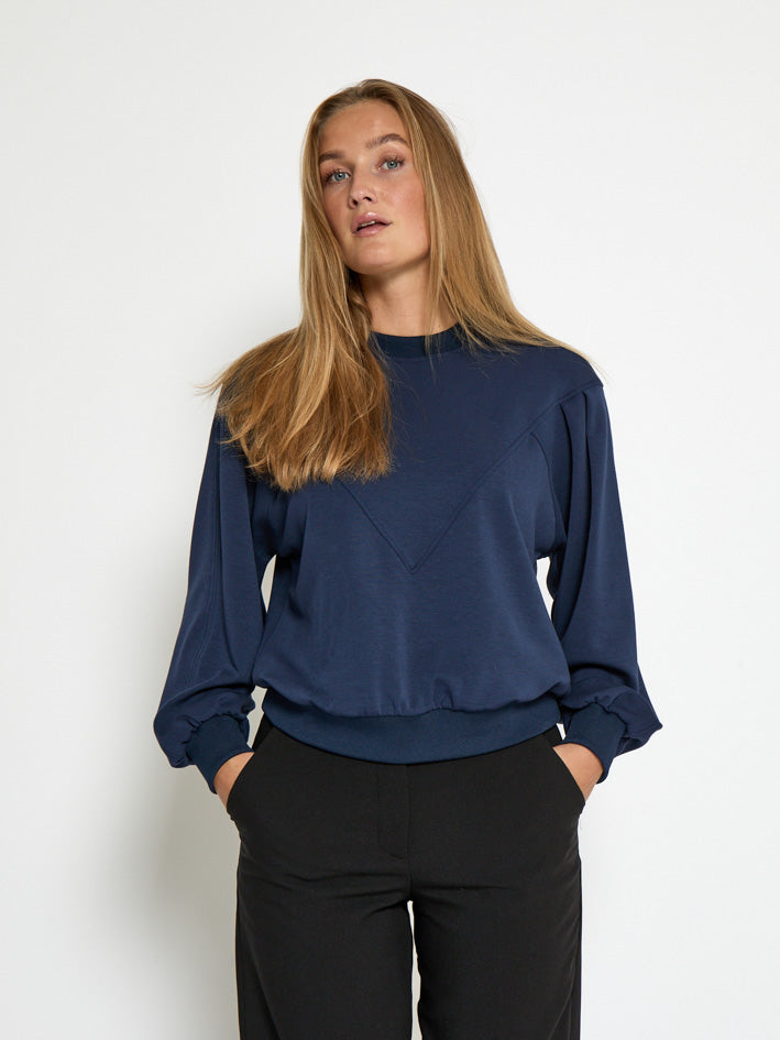 Peppercorn PCDicette Batleeve Sweatshirt Sweatshirt 1550 NAVY