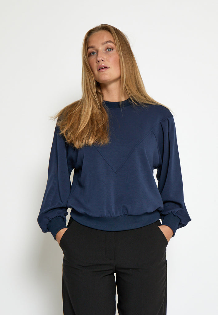 Peppercorn PCDicette Batleeve Sweatshirt Sweatshirt 1550 NAVY