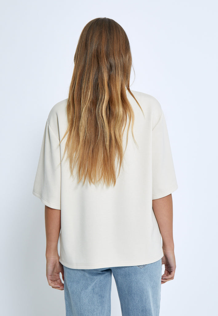 Peppercorn PCDicette Long Tee T-Shirt 0265 Sandshell