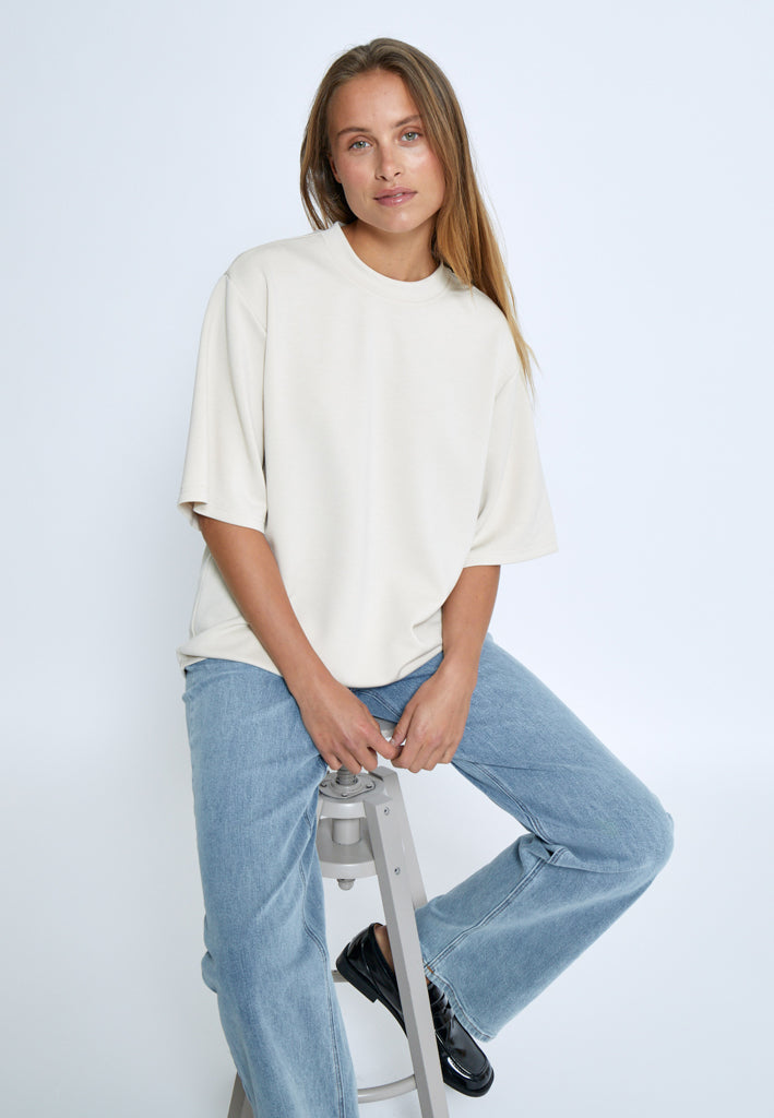 Peppercorn PCDicette Long Tee T-Shirt 0265 Sandshell