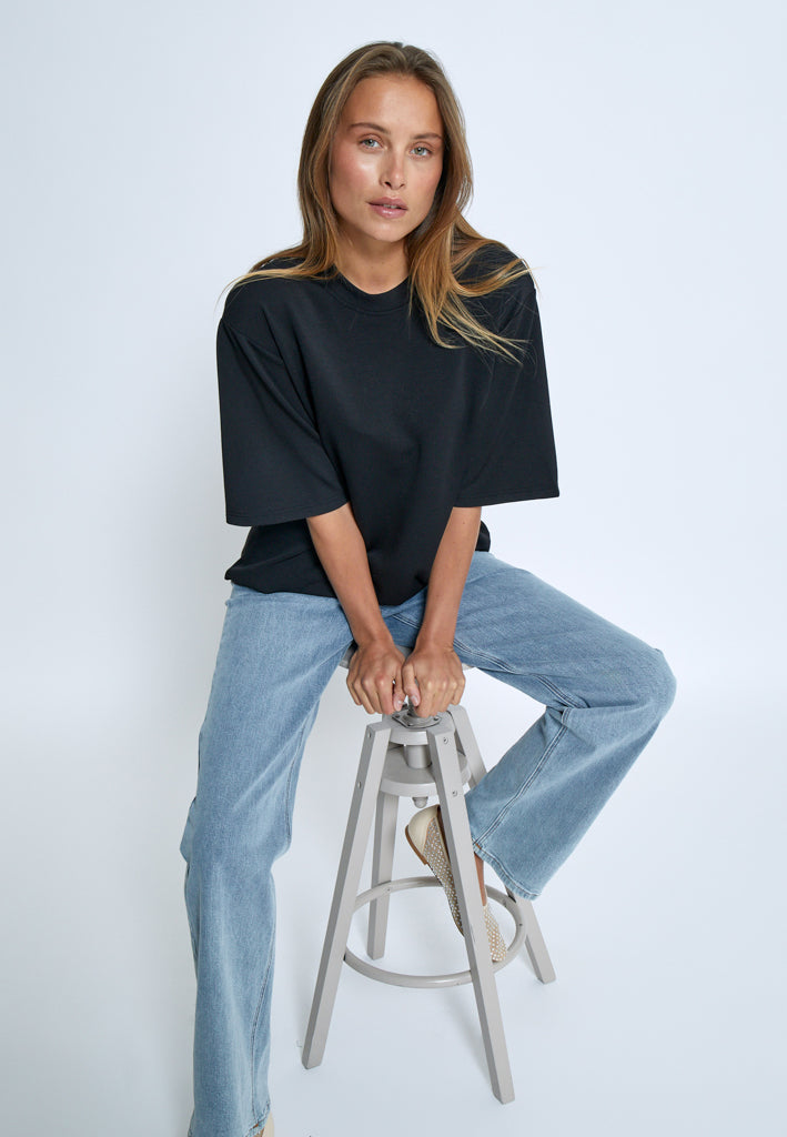 Peppercorn PCDicette Long Tee T-Shirt 9000 Black