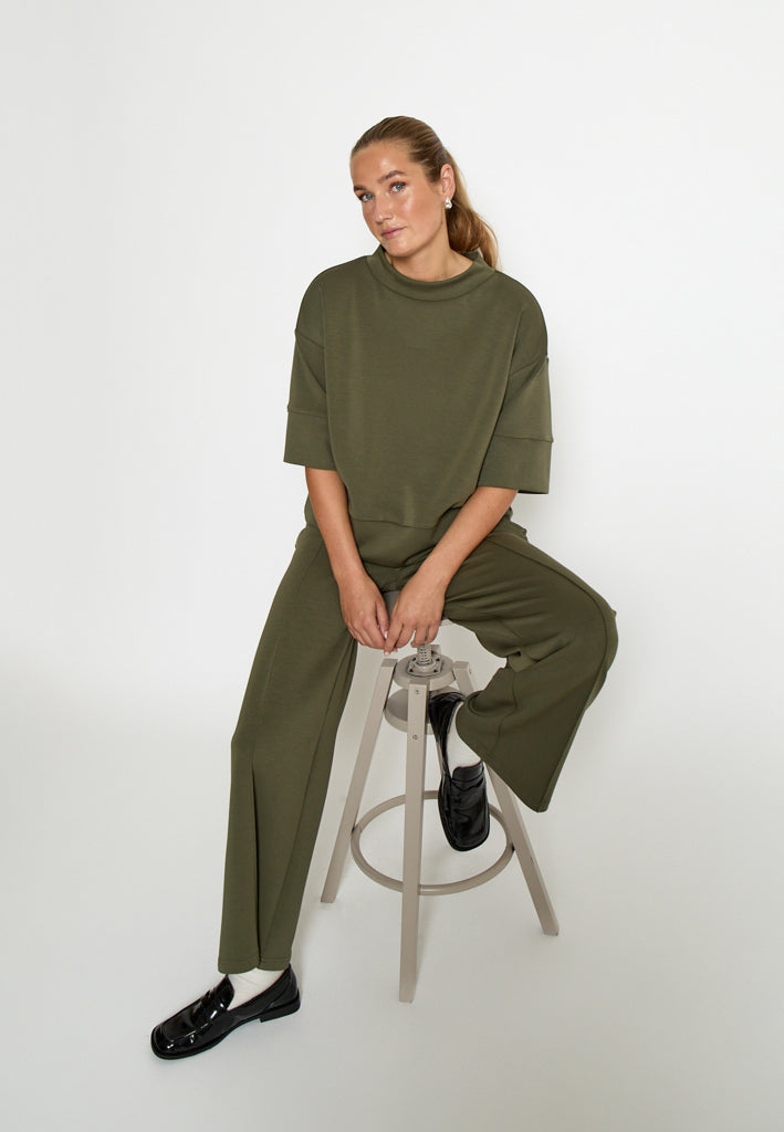 Peppercorn PCDicette Pants Pant 3627 Grape Leaf