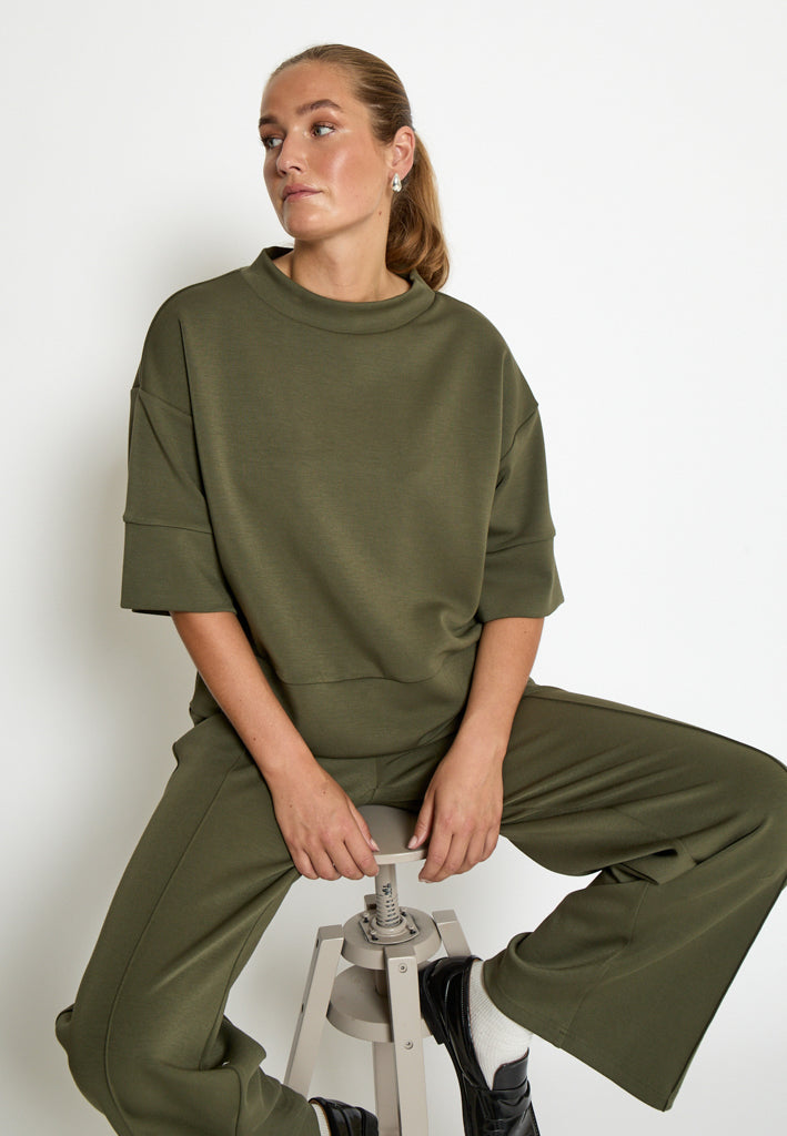 Peppercorn PCDicette Sweat Blouse 3627 Grape Leaf