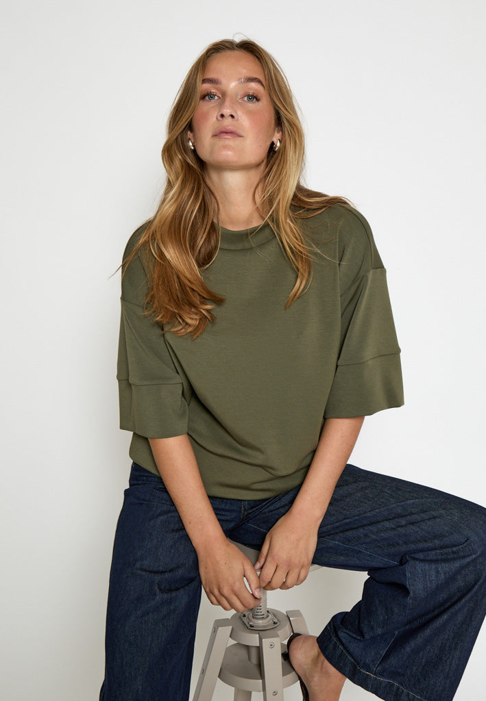 Peppercorn PCDicette Sweat Blouse 3627 Grape Leaf