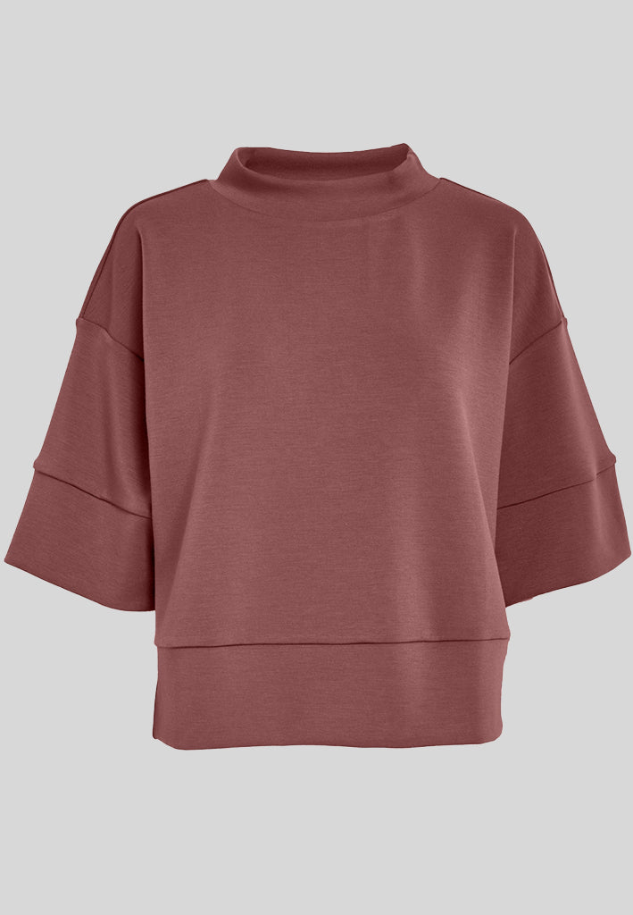 Peppercorn PCDicette Sweat Blouse 5076 Apple Butter Brown