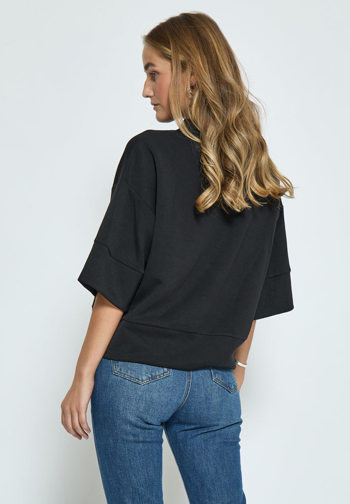 Peppercorn PCDicette Sweat Blouse 9000 Black