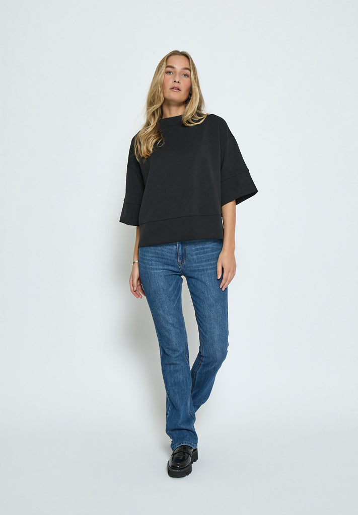 Peppercorn PCDicette Sweat Blouse 9000 Black