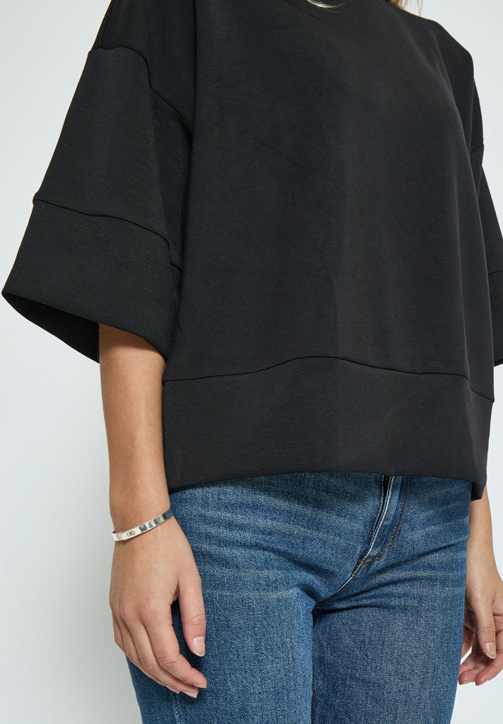 Peppercorn PCDicette Sweat Blouse 9000 Black