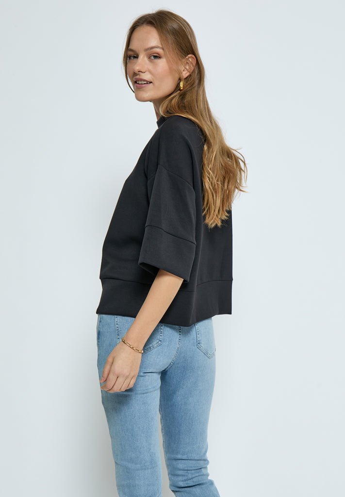 Peppercorn PCDicette Sweat Blouse 9000 Black