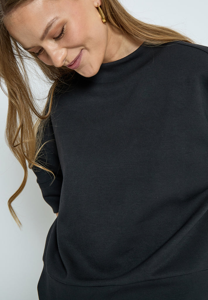 Peppercorn PCDicette Sweat Blouse 9000 Black