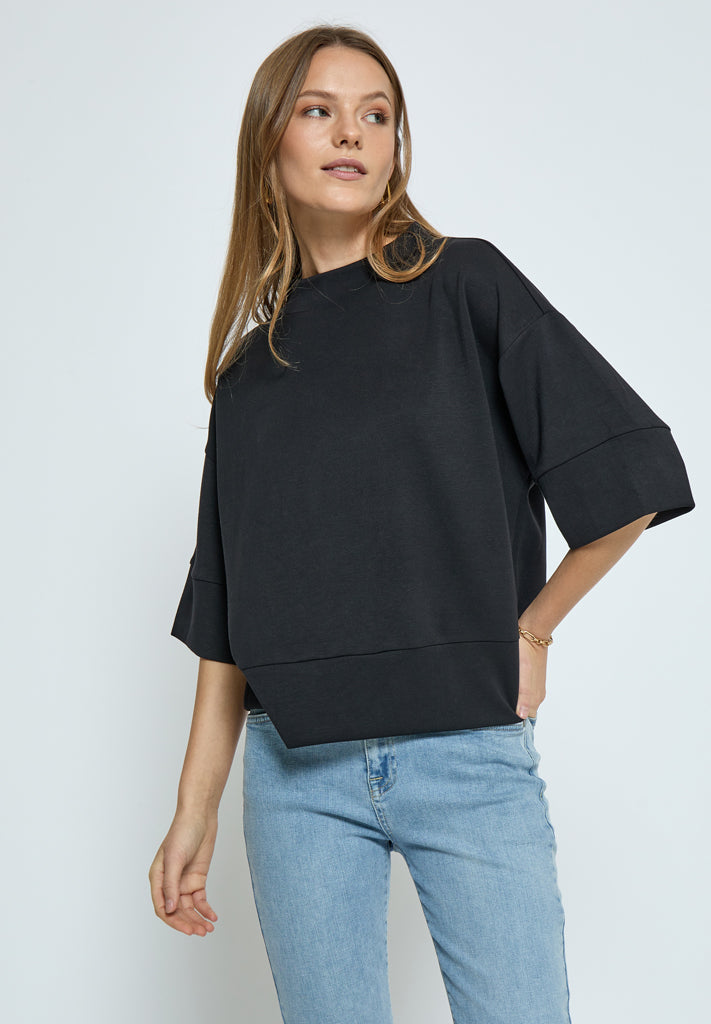 Peppercorn PCDicette Sweat Blouse 9000 Black
