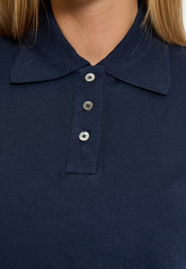 Peppercorn PCFiola GOTS Polo T-Shirt T-Shirt 5270 Black Iris